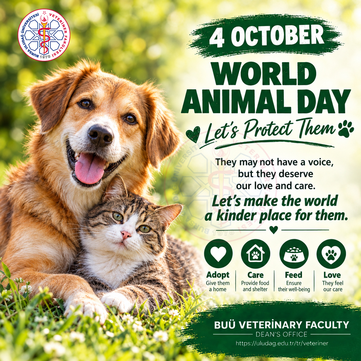 4 OCTOBER ANIMAL PROTECTION DAY